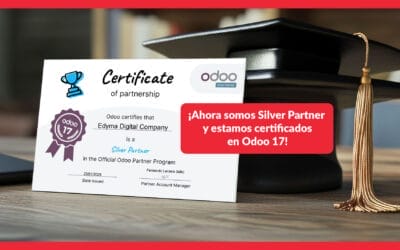 Edyma Digital Company: Ahora certificados en Odoo 17 y somos Silver Partner de Odoo